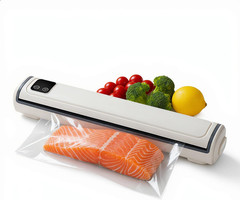 Vacuum Sealer Machine | Compact Design | One-Touch Automatic | Seal in 10-20 Sec
