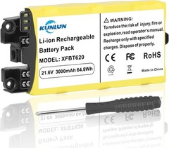 Replacement XFBT620 Battery for Shark Vacuums – IX141/IZ140/UZ145 21.6V 3000mA
