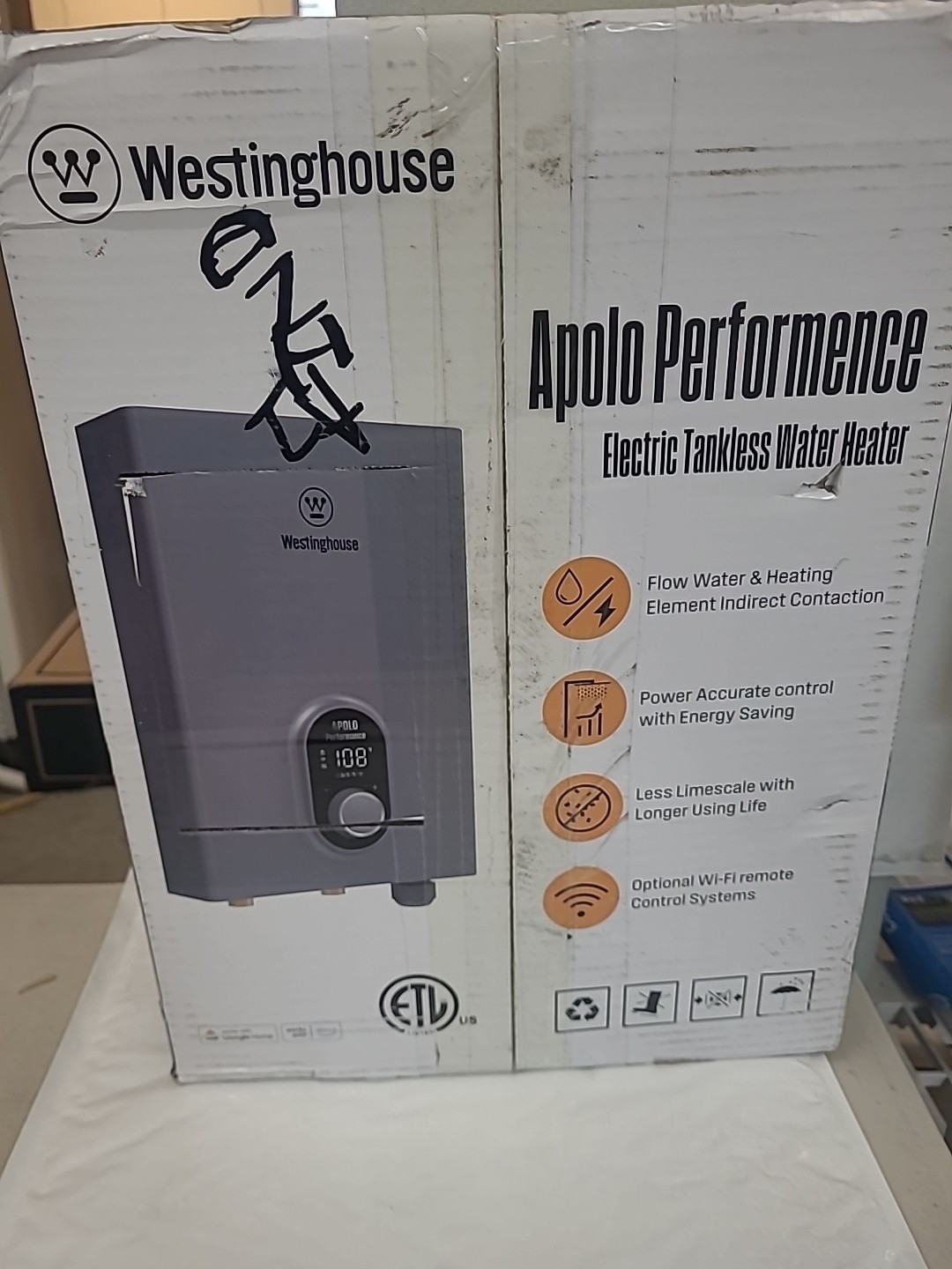Westinghouse 11kW Electric Tankless Water Heater 240V WiFi & Voice Control gallery