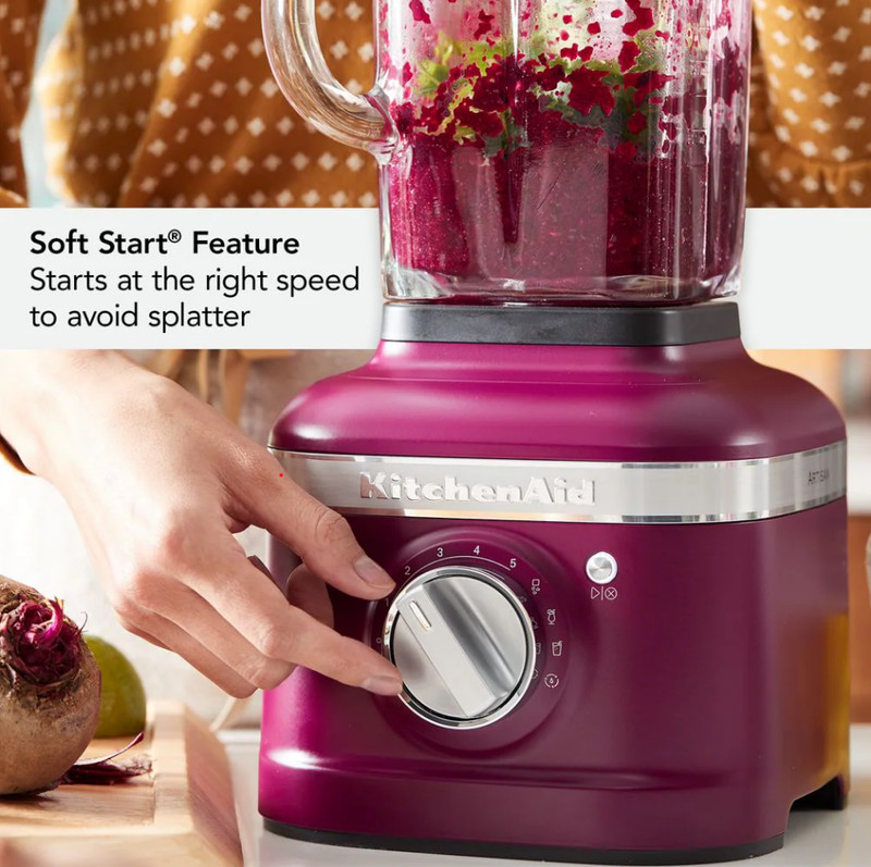 New KitchenAid KSB4026BE Beetroot K400 Blender 48oz Jar gallery
