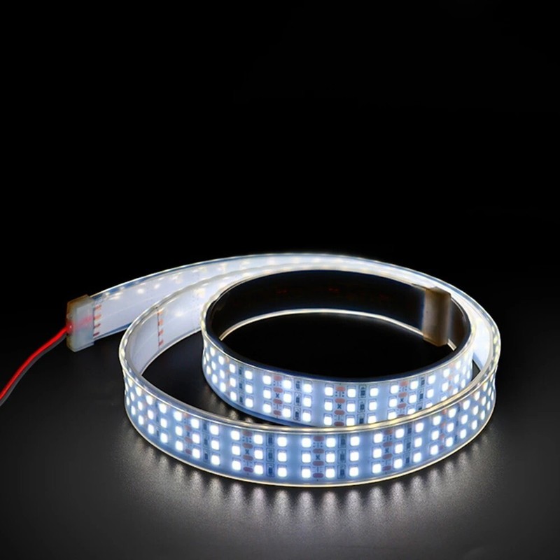 High Brightness SMD2835 Three Row 360Leds/m 12V 24V Waterproof Flexible Led Tape gallery