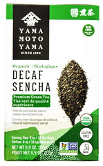 Organic Decaffeinated Sencha Green Tea Bags, 18 Count