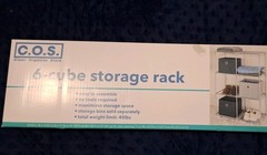 6-Cube Storage Rack
