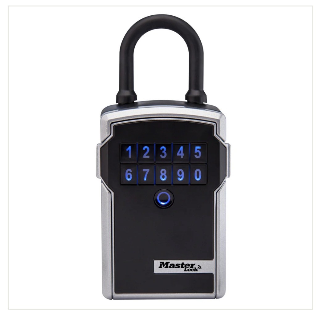 🔒Masterlock Portable Bluetooth Lock Box for Keys Metal, 3-1/4 in-7-13/64 5440EC gallery