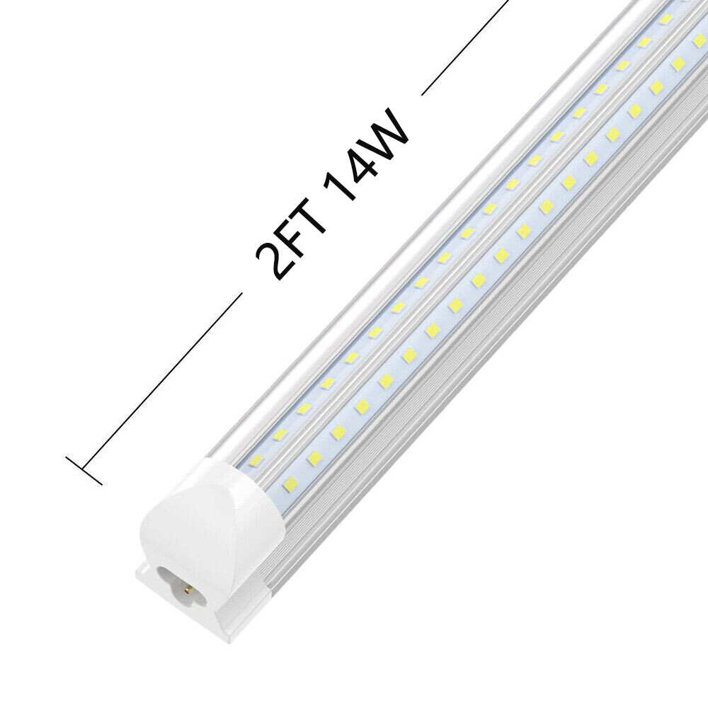 2FT 4FT 6FT 8FT LED Tube Lights Garage Ceiling T8 LED Shop Light Fixture V-shape gallery