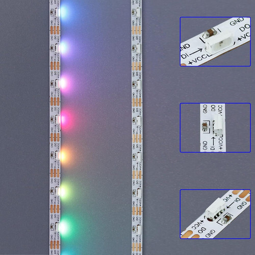 SK6812 4020 LED Side Emitting Thin Light Tape LED Strip RGB WS2812B Addressable gallery