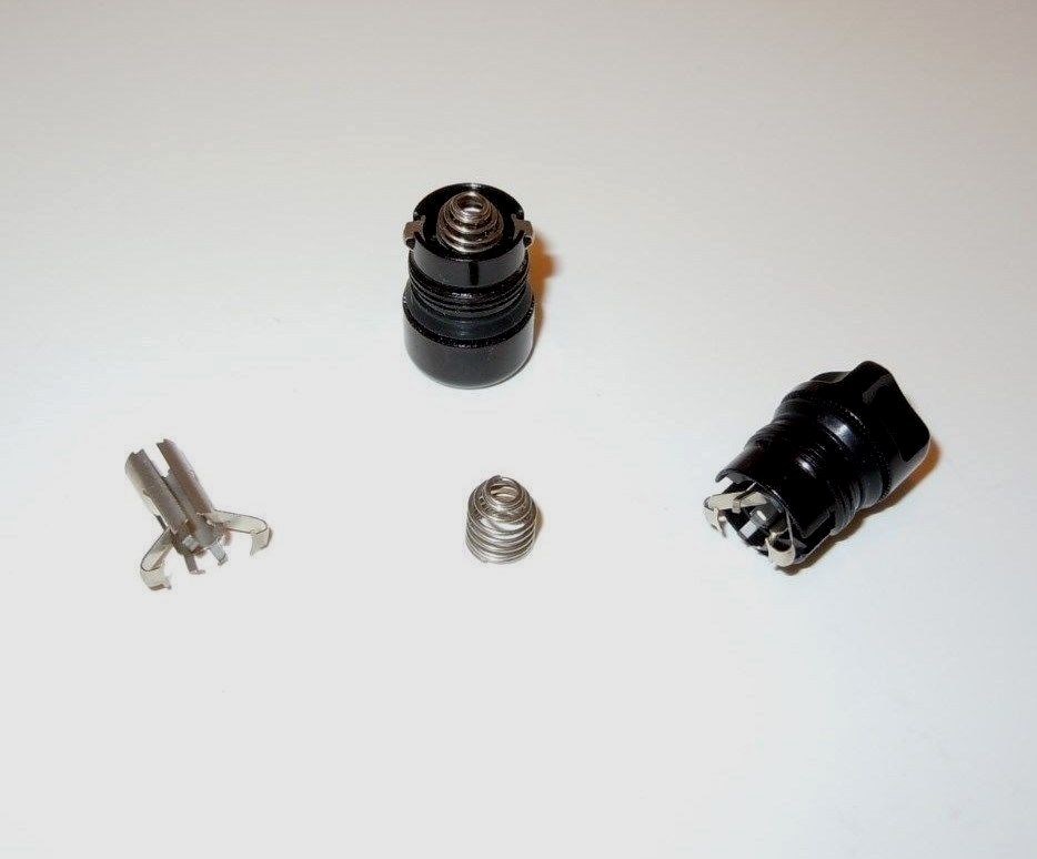 AAA Mini Maglite 2 Cell and Solitaire Replacement Tail Cap Assembly 120-000-348