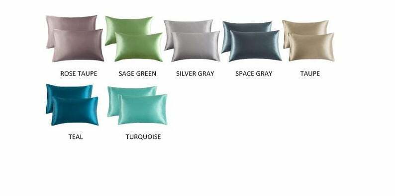 All Sizes, All colors Satin Pillowcase (2 Pack) for Hair Skin Silk Pillow Case gallery