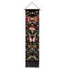 Whimsical Long Tapestry Vertical Wall 51"L x 13"W Butterfly Aesthetic A gallery