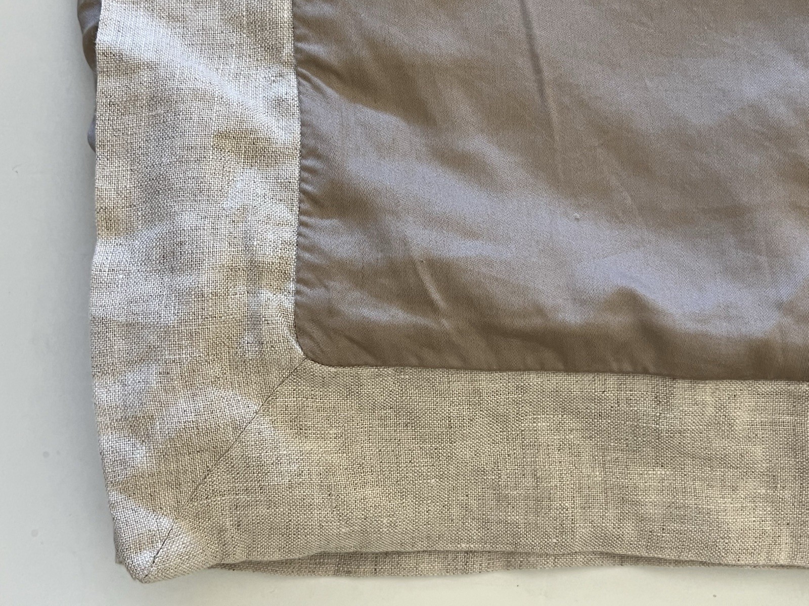 Pottery Barn Lyocell Euro Sham with Linen Flange 26 x 26 in gallery