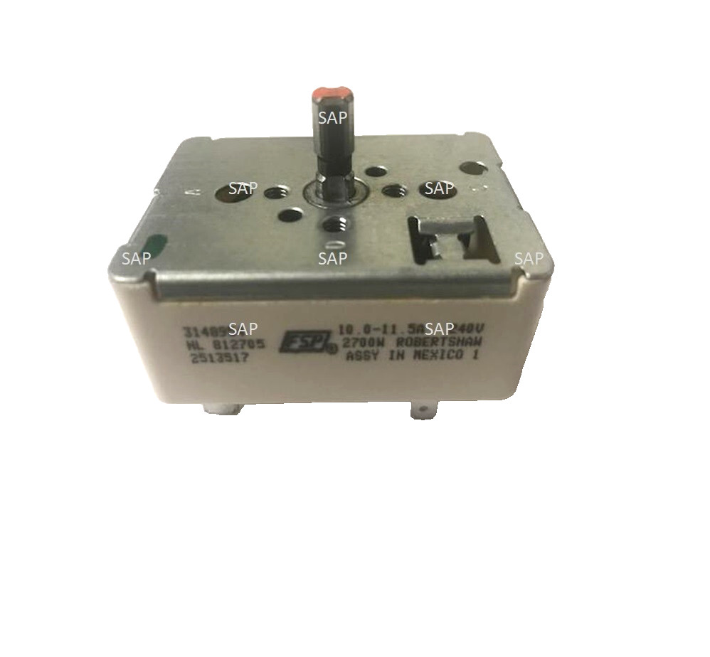 3148954 Surface Unit Burner Switch for Whirlpool 2700W 10.0-11.5A 812705 240V gallery