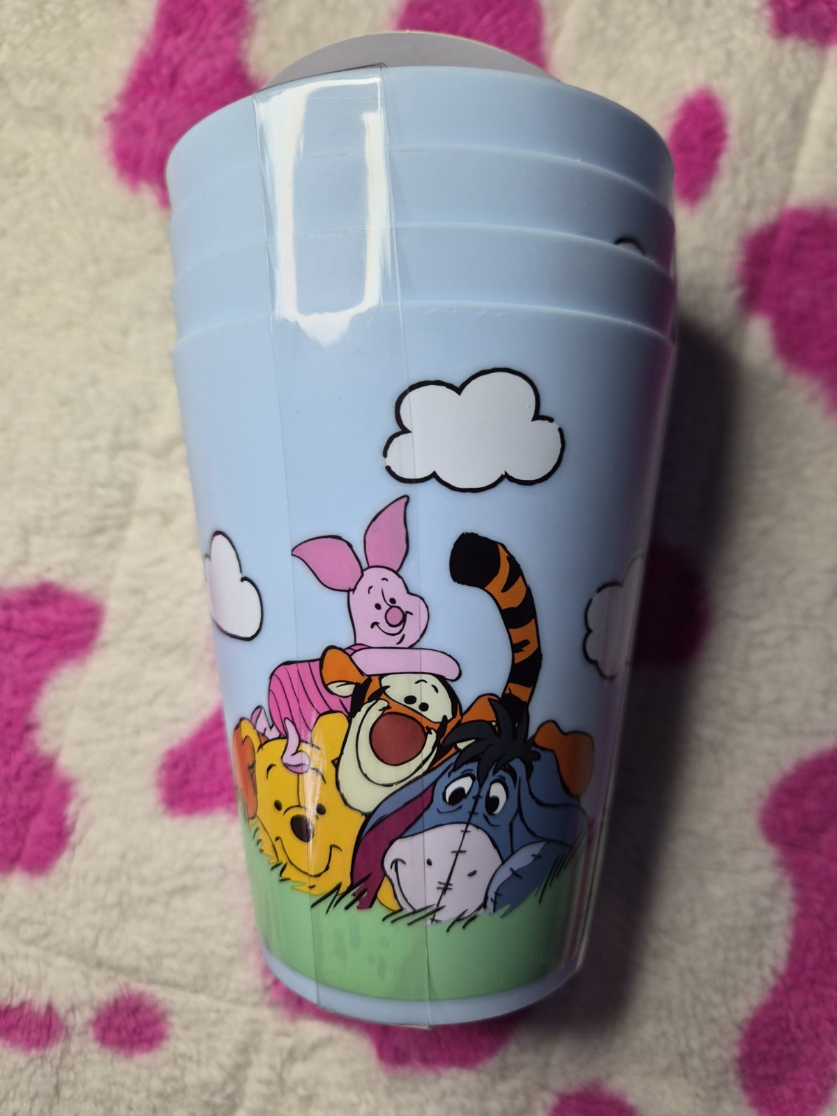 4-Pack 16oz Winnie The Pooh & Friends Cup Set - New, See Details gallery