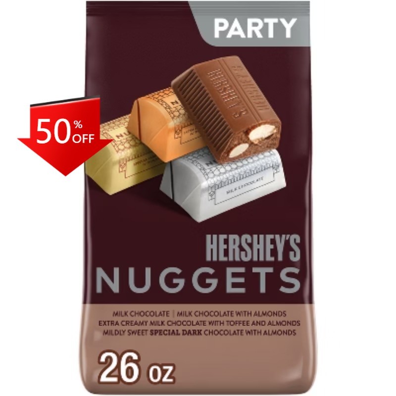 HERSHEY'S Nuggets Assorted Chocolate Candy - 26oz