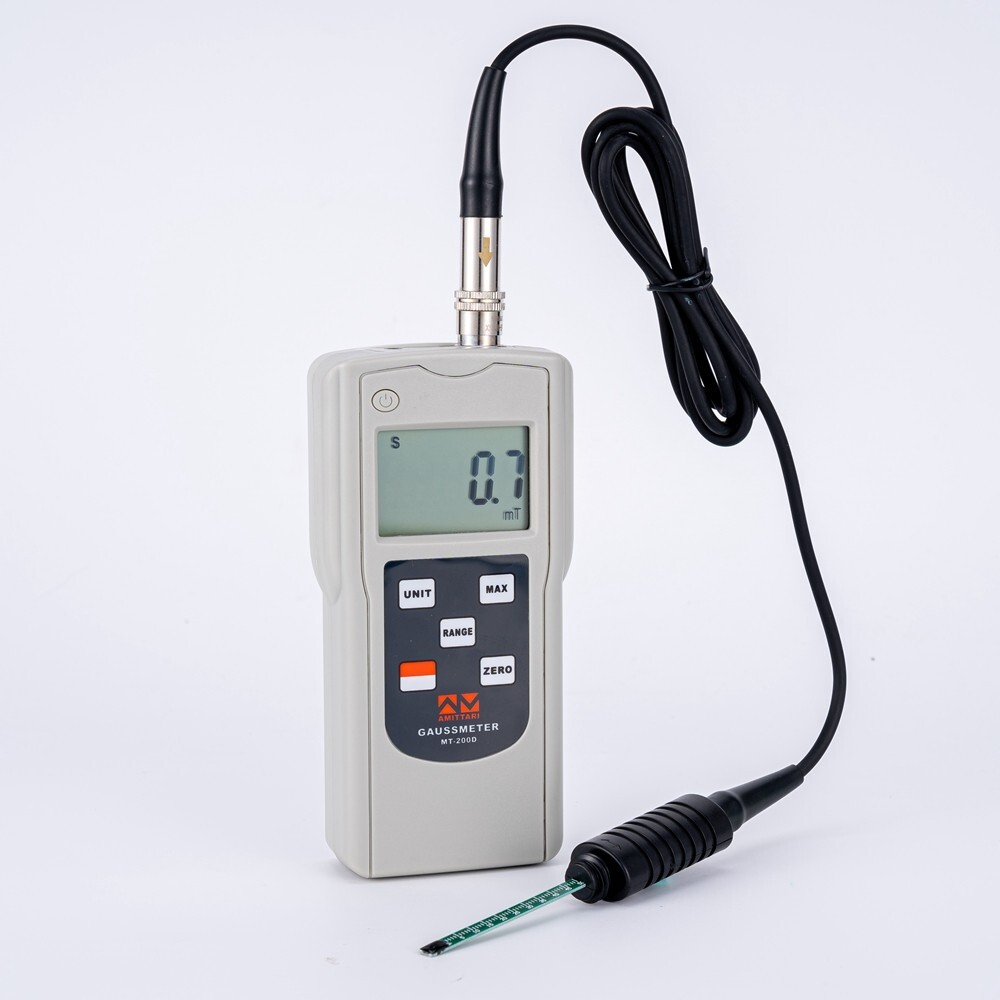 Digital Gaussian Meter MT-200D With Accuracy 5% Class For 0~200mT~2000mT gallery