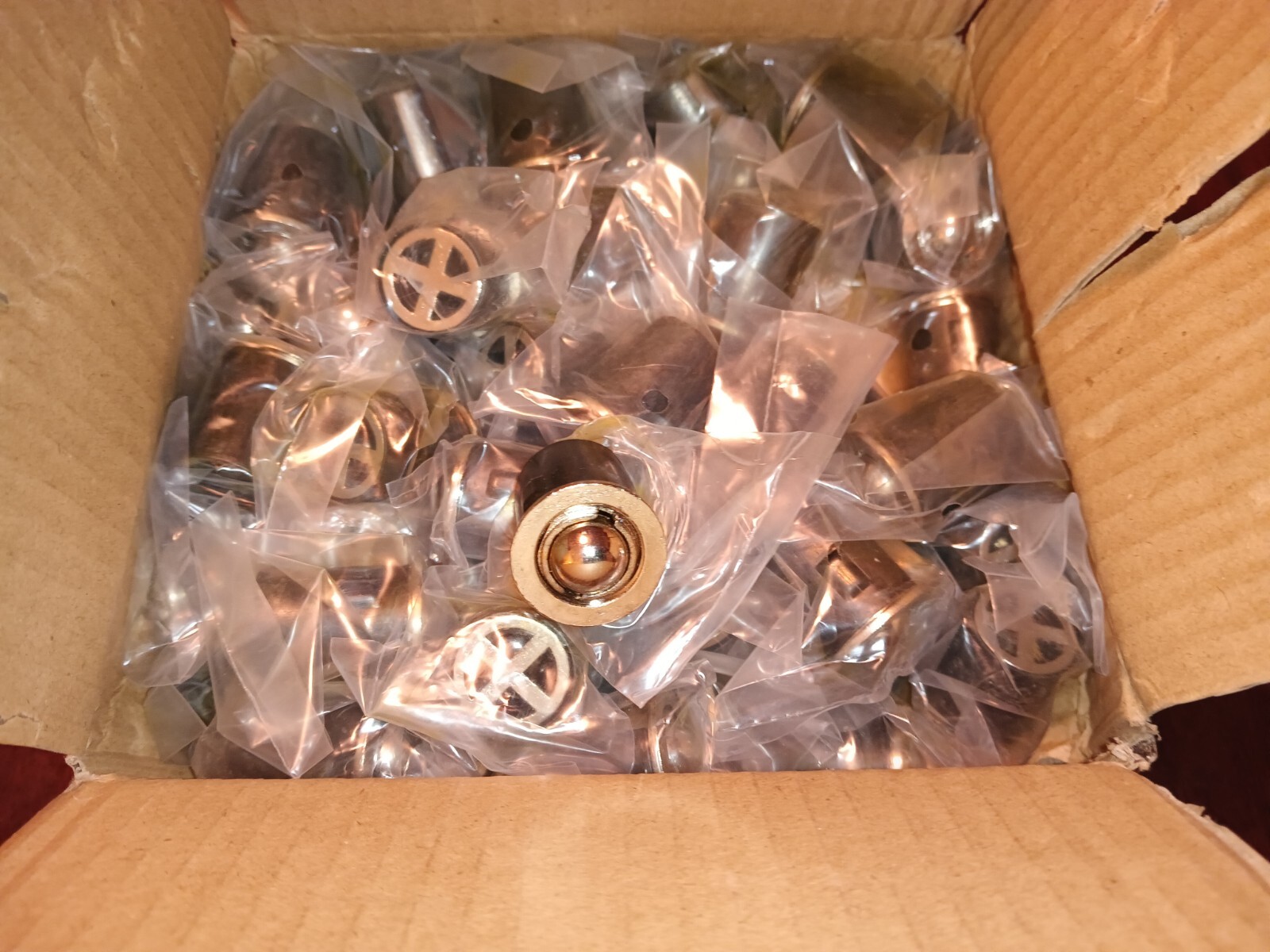 QTY 50 Pamex Drive-in Bullet Ball Catch Only DD05-300 7/8" Satin Nickle Finish gallery