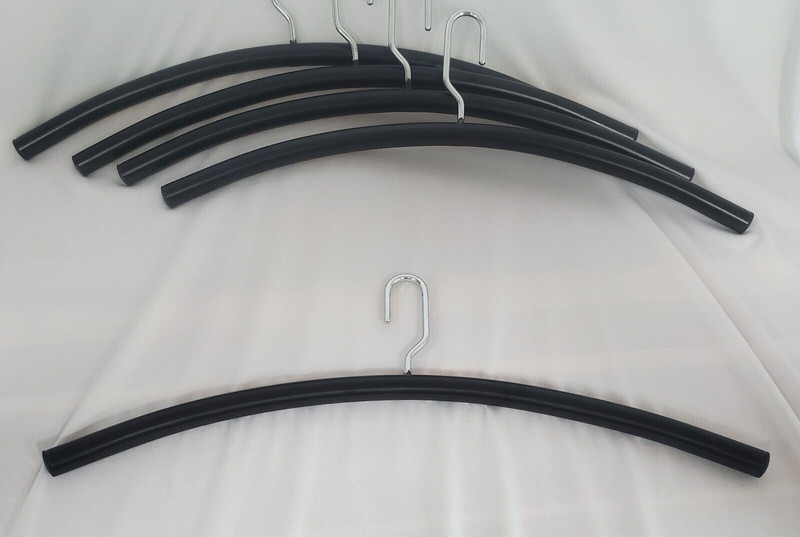 Five Modernist Utilitarian Black Aluminum & Stainless Steel Cloths/Coat Hangers gallery