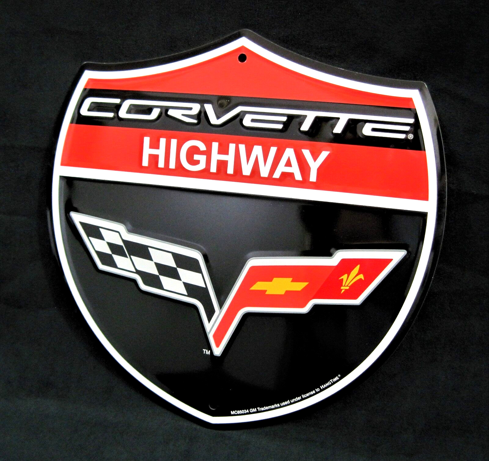 CORVETTE Highway Shield -*US MADE* Embossed Sign -Man Cave Garage Bar Wall Decor gallery