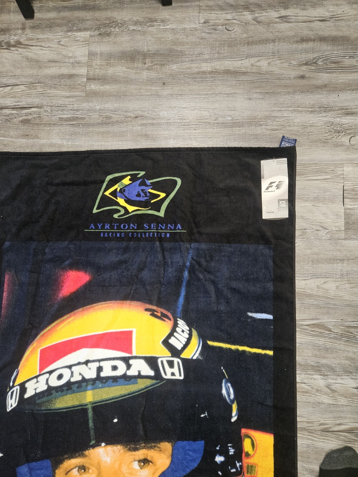 Formula 1 World Ayrton Senna towel Beach Bath Formula 1 New Big Print Logo gallery