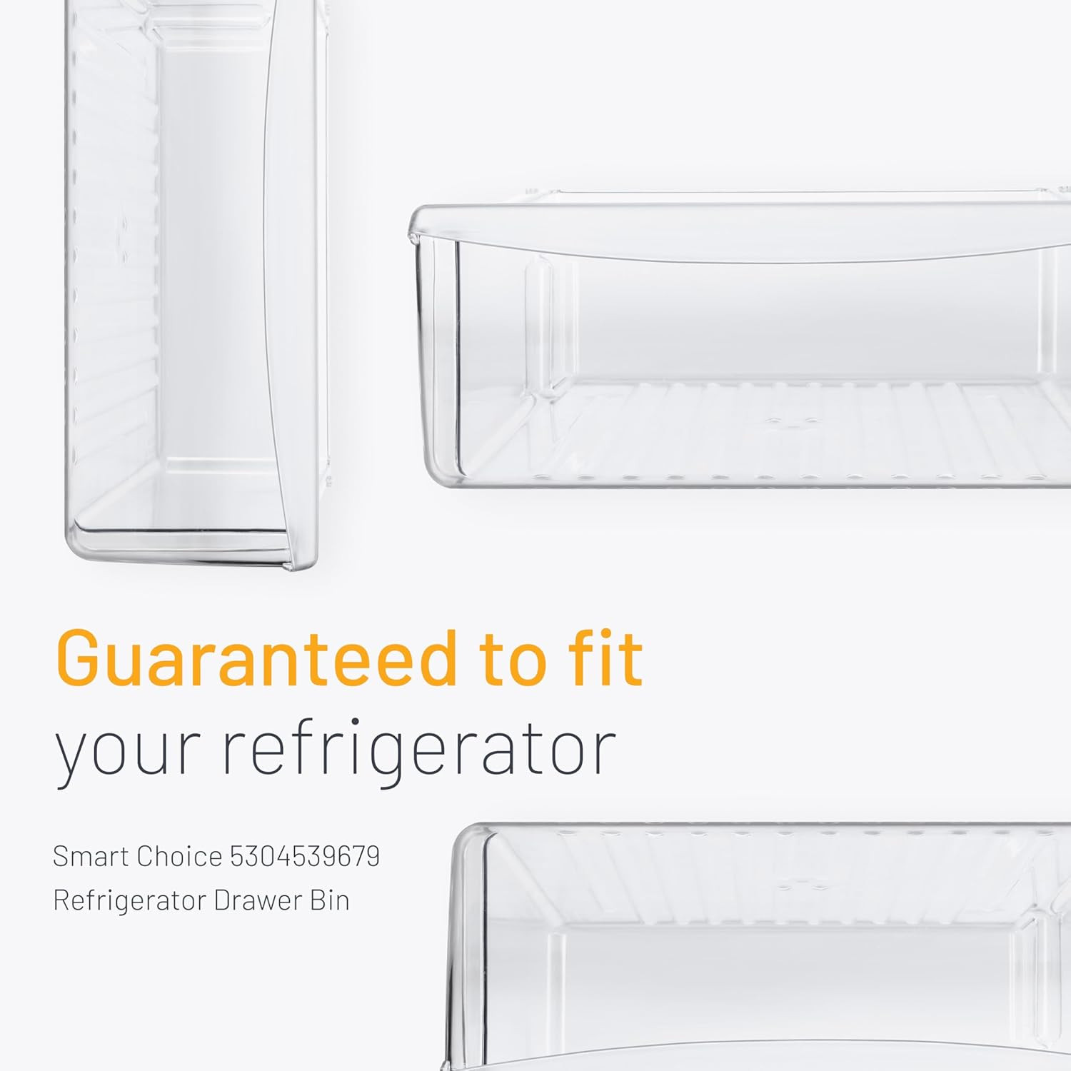 Crisper Drawer Bin for Frigidaire Refrigerators - Clear Replacement Part gallery