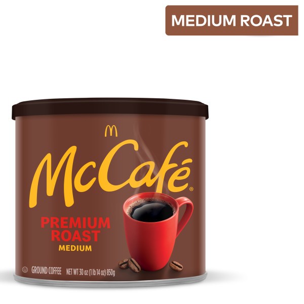 McCafe Premium Roast, Ground Coffee, Medium Roast, 30oz. Canned gallery