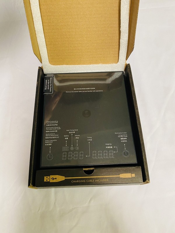 TIMEMORE Digital Scale Basic+ Scale Coffee Food W/ Timer 2000 Grams New In Box gallery