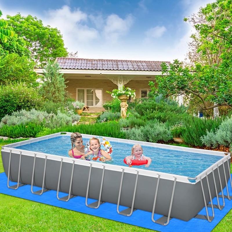 Rectangle Above Ground Pool Liner Pad 12x24 Strong Durable Puncture Resistant gallery