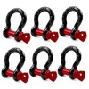 6 Pack D Ring Shackles for Rigging, 3.25 Ton /7165 Lbs Capacity Shackles 5/8" gallery