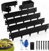 6-Pack Heavy Duty Metal Garden Border (20FT), 8 in *37 in Hammer-in Landscape Ed gallery