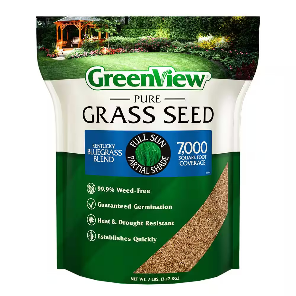 7 Lbs. Pure Grass Seed Kentucky Bluegrass Blend - Covers up To7,000 Sq. Ft. gallery