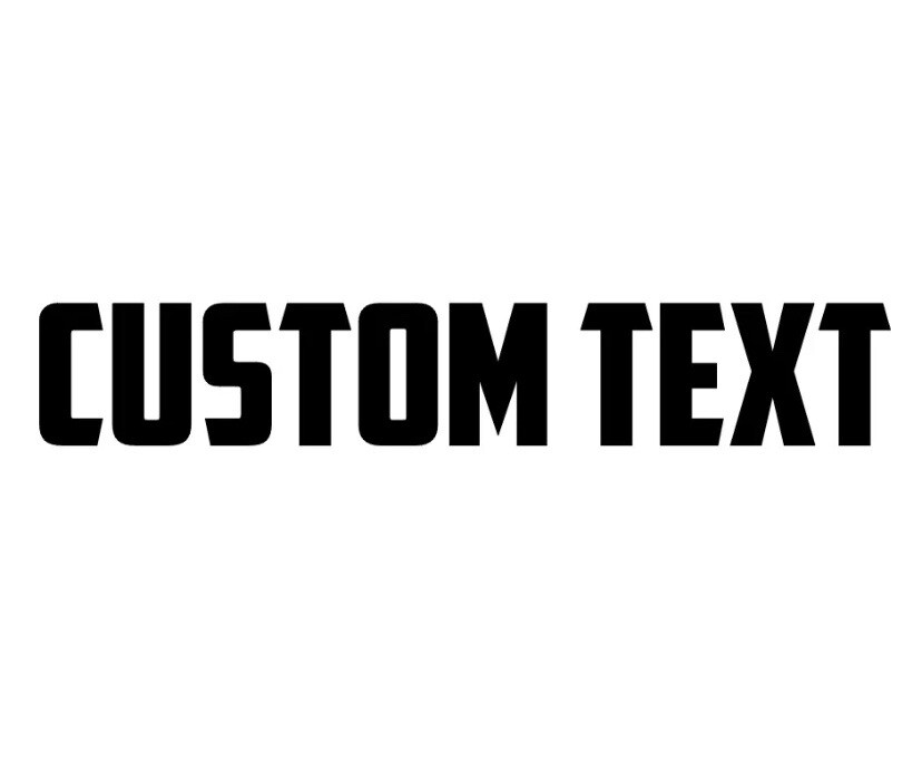 YOUR TEXT Vinyl Decal Sticker Car Window Bumper CUSTOM Personalized Lettering gallery
