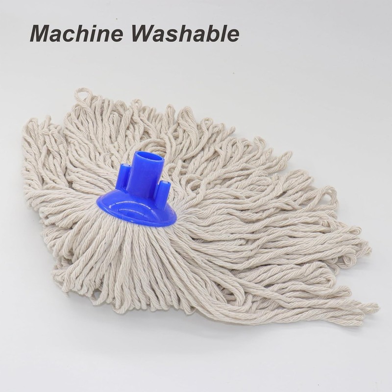 Cotton String Screw on Mop Replacement Head Compatible with All Standard US T... gallery