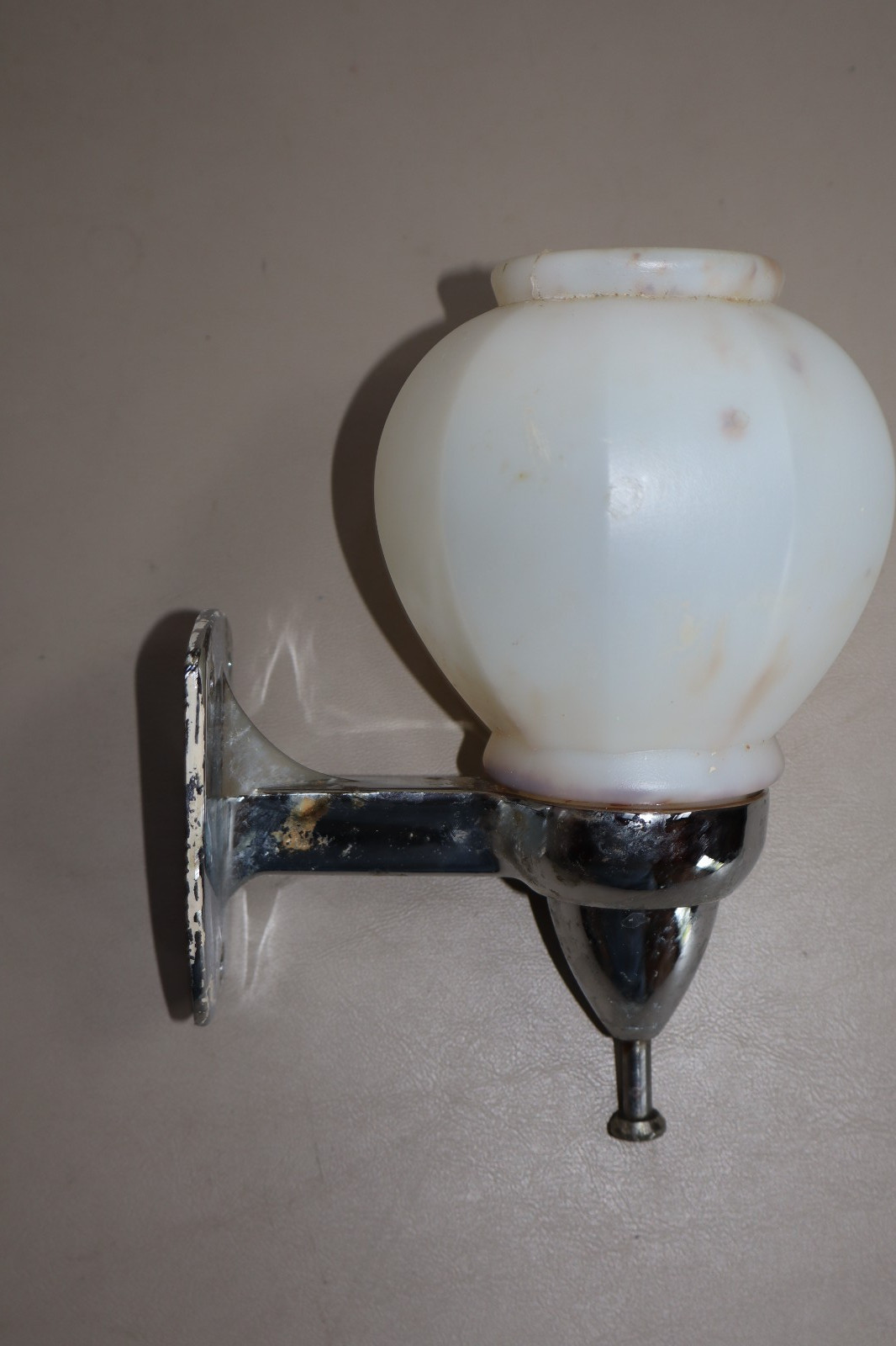Vintage Wall Mount Soap Dispenser Chrome Plastic Complete Taiwan Gas Restaurant gallery