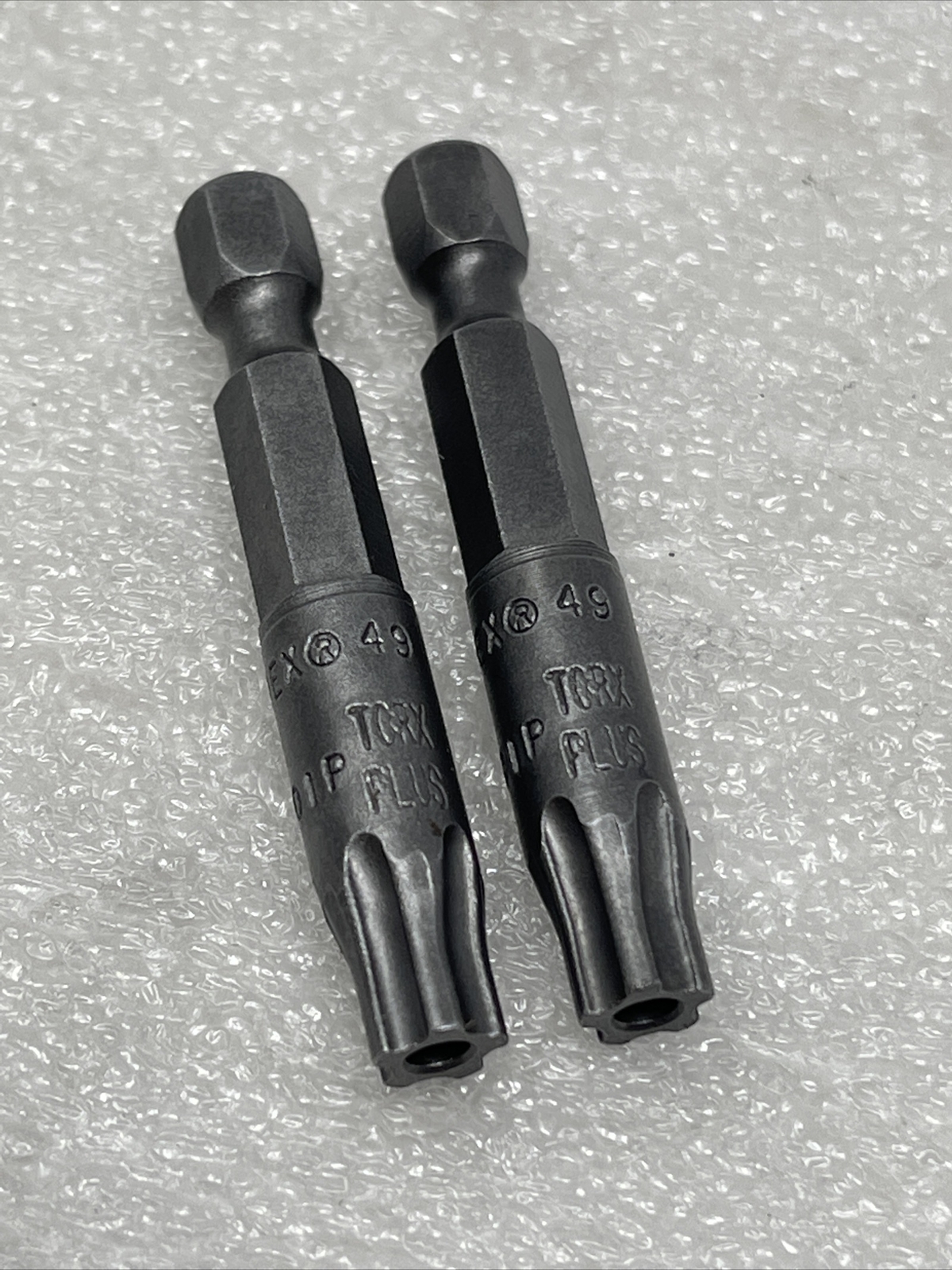 #40 Torx Tamper Insert Bits, 1/4” Hex Drive, USA, Apex 49-40IPRX, Lot Of (2) gallery