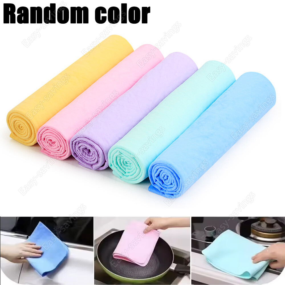 1 Pc Absorbent Synthetic Chamois Cleaning Cloths Soft Shammy Auto Car Wash Towel gallery