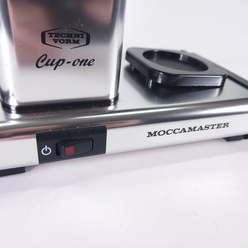 Technivorm Moccamaster Cup One Coffee Maker Brewer Machine Single 10 oz Silver gallery
