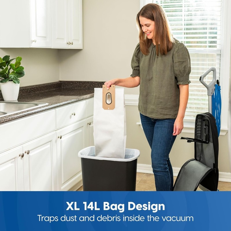 Ultra-Lightweight Bagged Vacuum with LED Headlight - 14L for Homes & Businesses gallery
