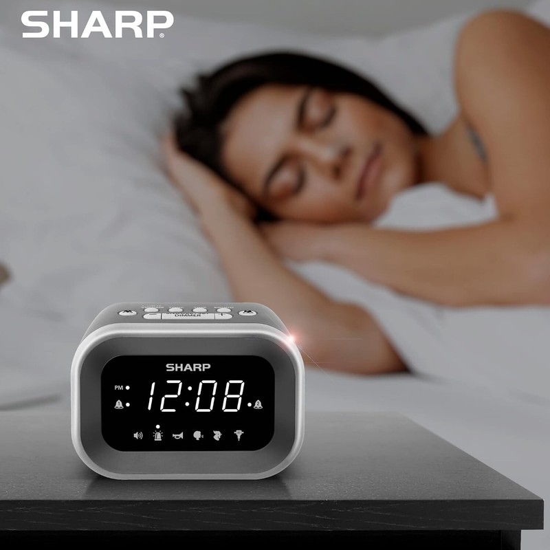 Sharp Big Bang Super Loud Alarm Clock for Heavy Sleepers, 6 Extremely Loud Wake gallery