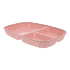 Divided Serving Plate Reusable Portion Control Food Adults Plates