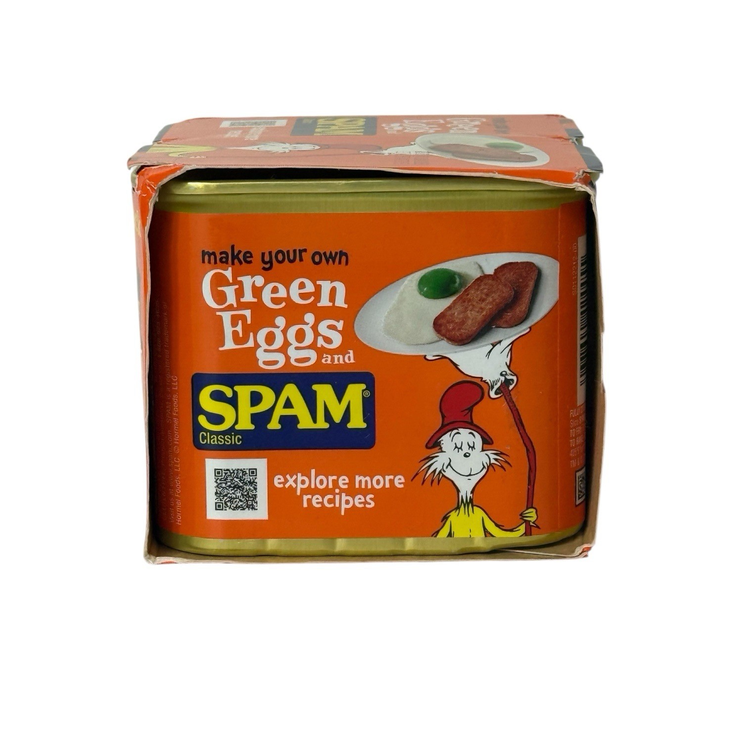 Spam Classic Green Eggs And Ham SPAM LIMITED EDITION Two 12oz Cans 6/2028 gallery