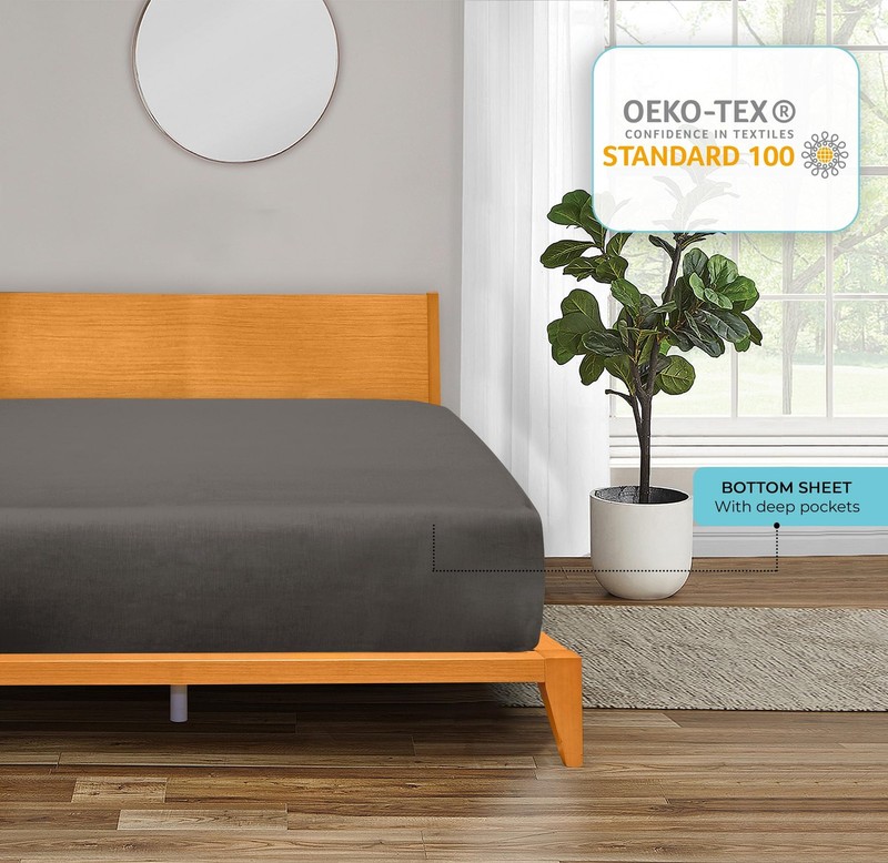 300 Thread Count 100% Long Staple Combed Cotton Fitted Sheet Queen - Super So... gallery