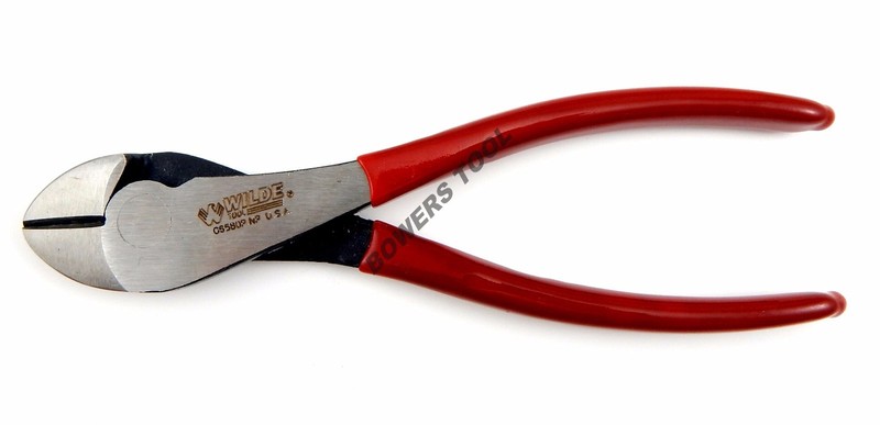 Wilde Tool 7” in. Diagonal Cutter Pliers Solid Joint MADE IN USA Wire Side Dikes gallery