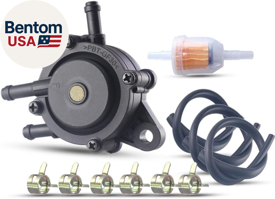 808656 808492 Fuel Pump Compatible with Kohler 17HP-25HP Briggs and Stratton 243 gallery