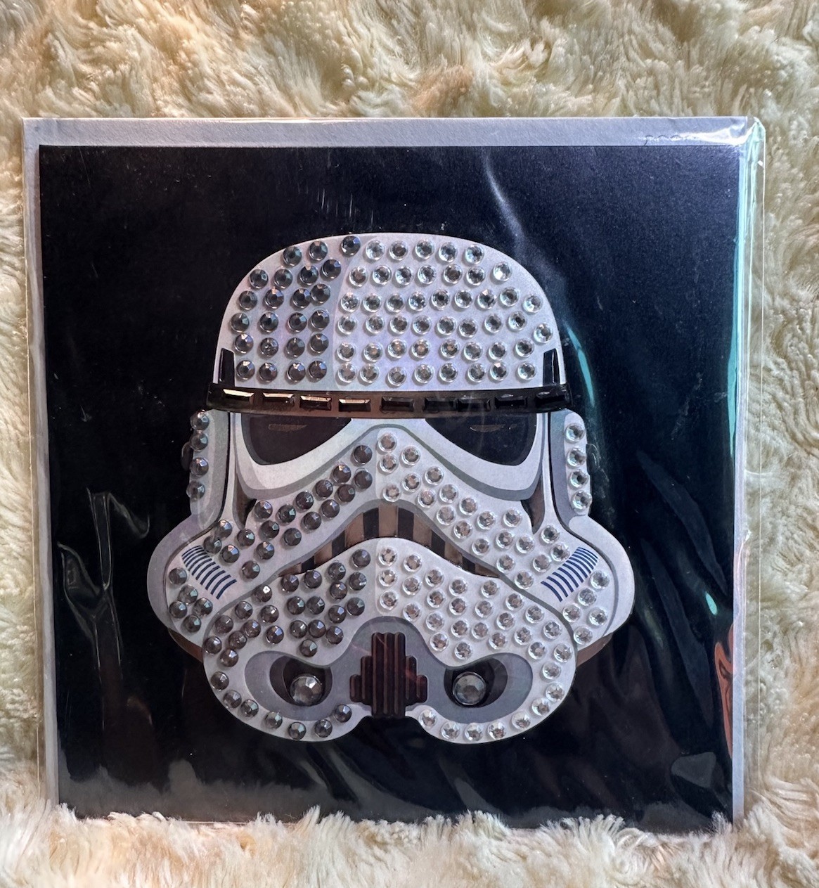 Papyrus All Occasions Birthday Card Star Wars Disney 3D Jeweled Storm Trooper gallery