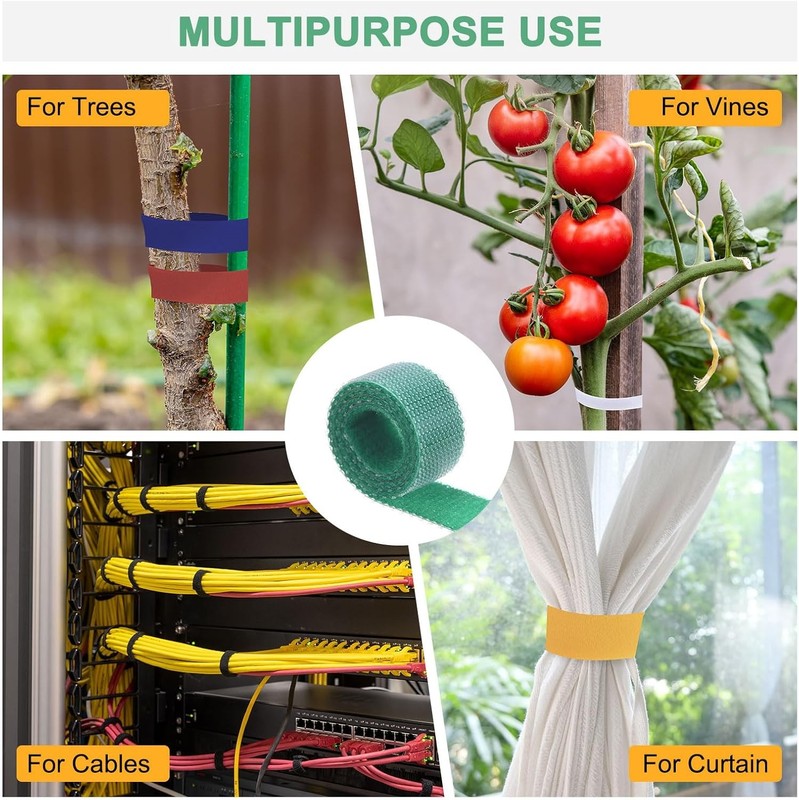 2pc Garden Hook and Loop Plant Ties Multi-Purpose Use gallery