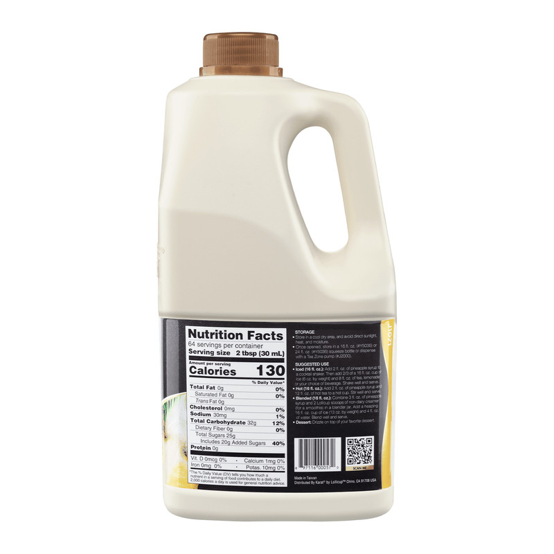Tea Zone Pineapple Syrup (64oz), J1071 gallery