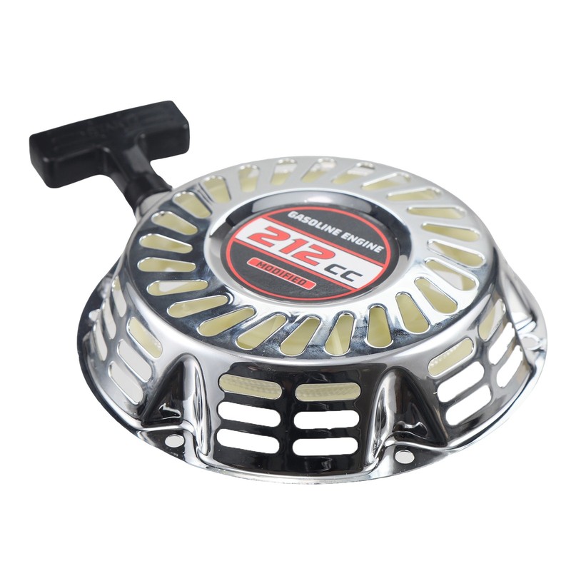Silver Pull Start Recoil Starter w/Cover For Predator 212 Honda GX160 GX200 gallery