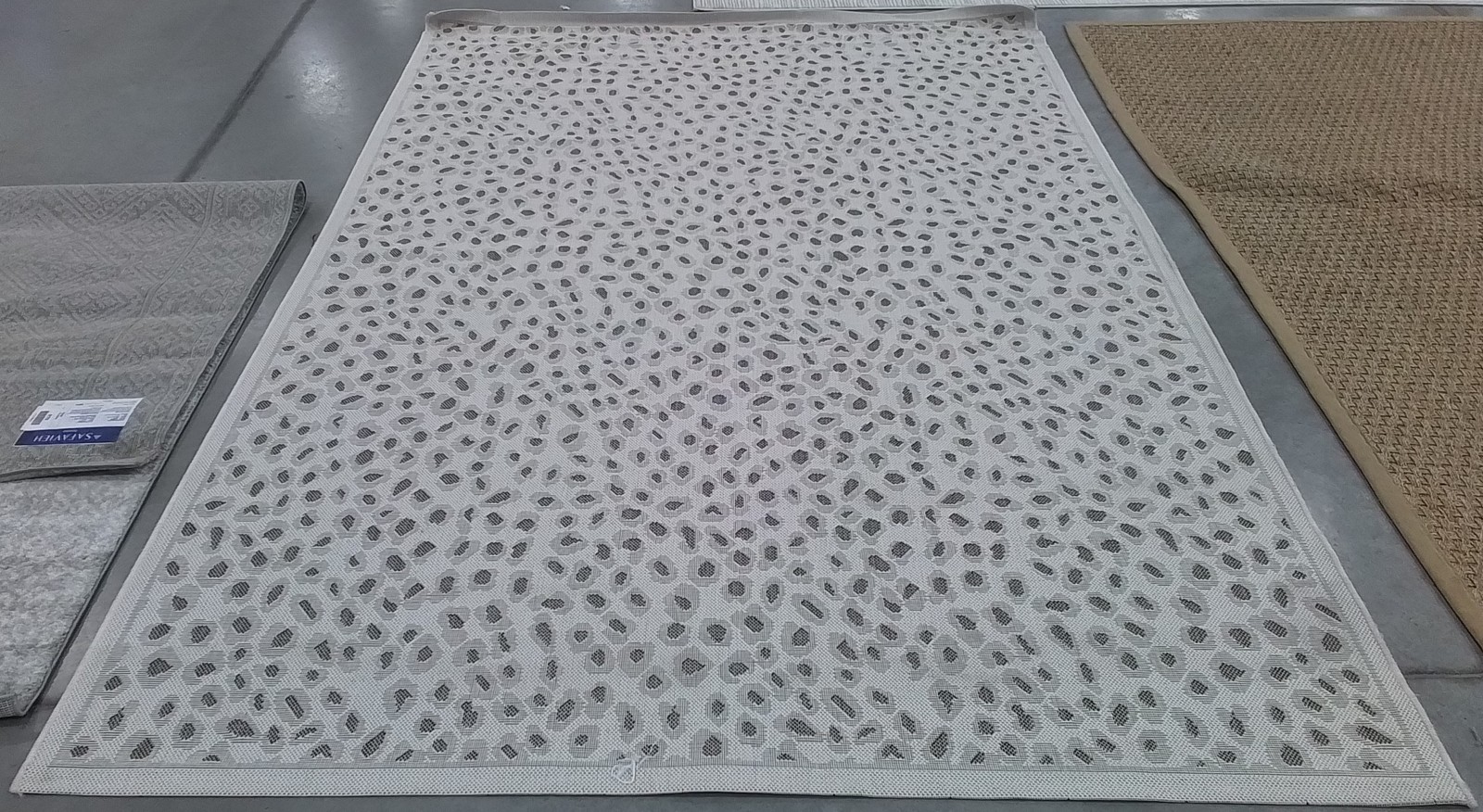 IVORY/GREY 6'-7" x 9'-6" Back Stain Rug, Reduced Price 1172799534 CY8104-53712-6 gallery