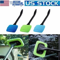 3 Pack Window Windshield Cleaning Tool Microfiber Car Wiper Cleaner Glass Brush