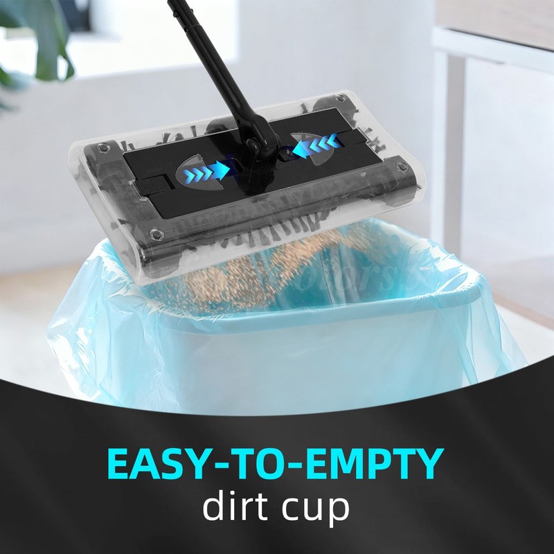 Cordless floor sweeper 45" rechargeable floor and carpet sweeper Vacuum Cleaner gallery