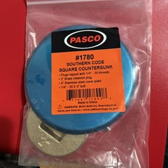 PASCO 1780 SOUTHERN CODE SQUARE COUNTERSUNK NEW!! FREE SHIPPING